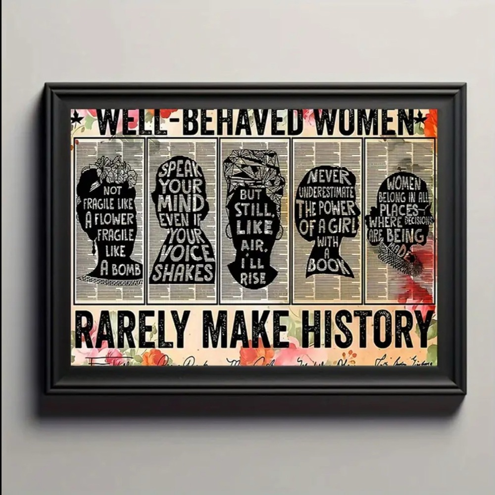 Inspirational Women's Quote Wall Art - Unframed - Picture 5 of 5